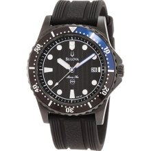 Bulova Men's Marine Star Rubber Strap Watch 98b159