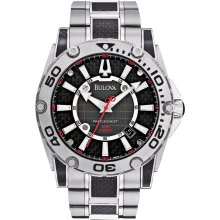 Bulova Precisionist Champlain wrist watches: Champlain Carbon Fiber Di