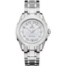 Bulova Precisionist Longwood Mop Dial Womens Watch 96m108