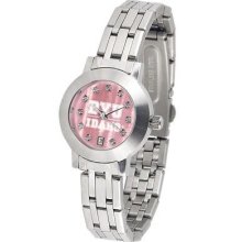 BYU Brigham Young University Ladies MOP & Swarovski Crystal Watch