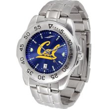 Cal Golden Bears Sport steel band Anochrome Dial Watch mens/ladies
