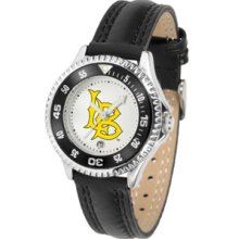 California State (Long Beach) Dirtbags Competitor Ladies Watch with Leather Band