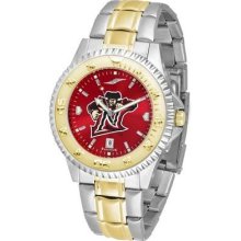 California State Matadors Men's Stainless Steel and Gold Tone Watch