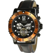 Calvaneo Sea Command Black PVD / Orange, Automatic Diver