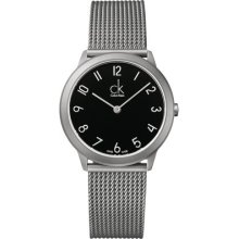 Calvin Klein Aminimal Mesh Men's & Women's Case Steel Bracelet Watch K3m52151
