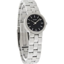 Calvin Klein Icon Ladies 24Mm Black Dial Swiss Quartz Watch K1131.36