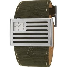 Calvin Klein Jeans Men's 'Banner' Stainless Steel and Canvas Quartz Watch