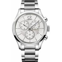 Calvin Klein Masculine Men's Stainless Steel Case Chronograph Watch K2h27126