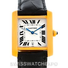 Cartier Tank Francaise Large 18K Yellow Gold Watch W5000156