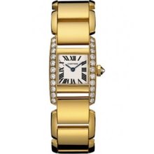 Cartier Tankissime Diamond 18kt Yellow Gold Ladies Watch WE70017H