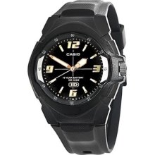 Casio Black Resin Analog Sport Mens Boys Kids Watch Mw600e-1av