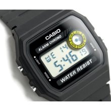 Casio Classic Black Resin Retro Digital Watch F94 F94w F94wa F-94wa-8d