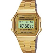 Casio Dress Digital Mens Watch A168wg9 Wristwatch Fast Shipping