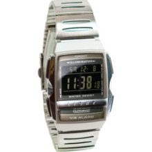 Casio Futurist Mens Vibrating Alarm Watch Black