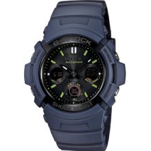 Casio G-shock Awg-m100nv-2ajf Navy Blue Tough Solar Digital Watch Japan 2012