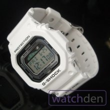Casio G-shock G-lide White Chrono Mens - Glx-5600-7er
