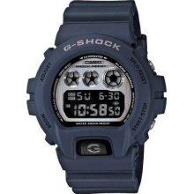 Casio G-shock Vintage Blue Brushed Metal Dial Dw6900hm-2