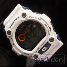 Casio - G-shock White Digital Chronograph Watch - G-7900a-7er