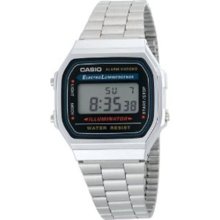 Casio Illuminator Gents Digital Watch A168WA-1 A168WG