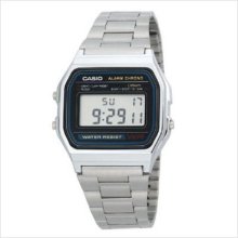 Casio men's a158w-1 classic digital bracelet watch new