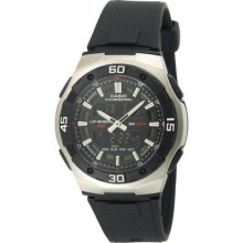 Casio Men's Analog Digital Active Dial Watch Aq164w-1a