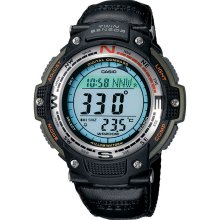 Casio Mens Compass/Thermo Sensor Watch with Digital Dial &