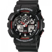 Casio Men's GA100-1A4 G-Shock X-Large Analog-Digital Black Dial Sports Watch