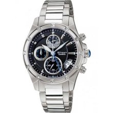 Casio Sheen Shn-5506d-1a Wrist Watch Date Chronograph Steel Black Woman Zxc