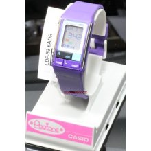 Casio Watch Ladies Poptone Ldf-52-6a Purple Hot