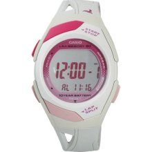 Casio Women's 60-Lap Sports Watch - White