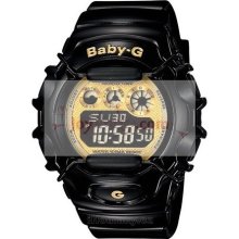 Casio Womens BG1006SA-1CDR Metallic Gold Dial Black Baby-G Watch