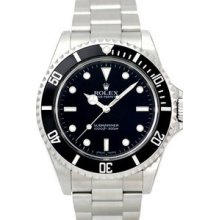 Certified Pre-Owned Rolex Submariner Steel Diving Watch 14060M