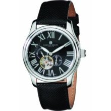 Charles-Hubert Paris 3894-B Mens Stainless Steel Black Dial Automatic Watch