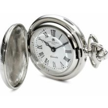 Charles-Hubert Paris 6816 Chrome Finish White Dial Pendant Watch