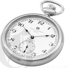 Charles Hubert Paris Open Face Mechanical Pocket Watch 3756-WA