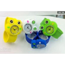 Child Jelly Watches Watch Green Frog Table Personality Dial Silica G