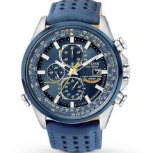 Citizen Eco-drive At8020-03l Blue Angels Chronograph Atomic Mens Watch
