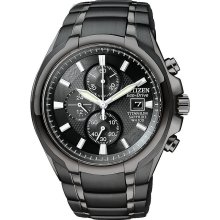 Citizen Everyday Sport wrist watches: Titanium Chrono All Black ca0265