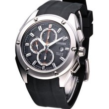 Citizen Men Gents Eco-drive Titanium Watch Black Ca0210-00e Made In Japan