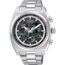Citizen Men's Calibre 8700 Eco-drive Stainless Steel Perpetual Calendar Watch