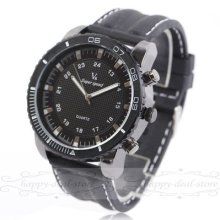 Classic Oversized Dial Design Luxury Sport Men Boy Quartz Wrist Watch Clock