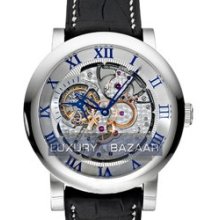 Classical Tourbillon Minute Repeater (WG / Skeleton / Leather Strap)