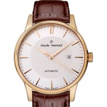 Claude Bernard Swiss Made ETA Automatic Dress Watch 80091-37R-AIR