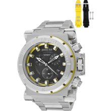 Coalition Force Stainless Steel Case And Bracelet Black Dial Chronogra