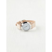Cold Picnic Feather Print Leather Watch at Free People - Ivory