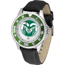 Colorado State Rams CSU Mens Leather Wrist Watch