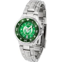 Colorado State Rams CSU Womens Steel Anochrome Watch