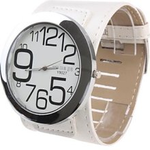 Cool Girl Women Watch White Watchband White Dial Plate Y9027