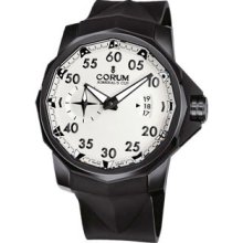 Corum Men's 'Admirals Cup Black Competition 48' Titanium Watch