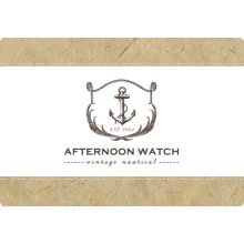 Custom Logo - PreDesigned PreMade Logo Design AFTERNOON WATCH